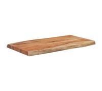 vidaXL Tablero de Mesa Rectangular Acacia Borde Vivo 70x40x2,5 cm