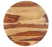 vidaXL Tablero de Mesa Redonda, Superficie de Mesita de Comedor, Tablero de Recambio, Decoración para Restaurante Cafetería, Madera Maciza de Acacia