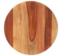 vidaXL Tablero de Mesa Redonda, Superficie de Mesita de Comedor, Tablero de Recambio, Decoración para Restaurante Cafetería, Madera Maciza de Acacia