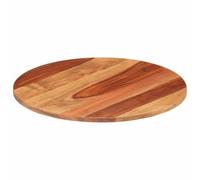 vidaXL Tablero de Mesa Redonda, Superficie de Mesita de Comedor, Tablero de Recambio, Decoración para Restaurante Cafetería, Madera Maciza de Acacia