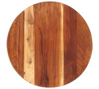 vidaXL Tablero de Mesa Redonda, Superficie de Mesita de Comedor, Tablero de Recambio, Decoración para Restaurante Cafetería, Madera Maciza de Acacia