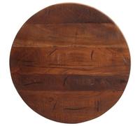 VidaXL Tablero De Mesa Redondo De Madera Maciza Reciclada Ø 60x3,8 Cm, Superficie De Mesa, Tablero De Mesa De Centro