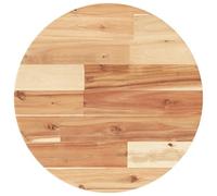 vidaXL Tablero de Mesa Redondo Madera Maciza de Acacia Ø40x2 cm, Tablero de Mesa de Repuesto, Tablero de Mesa Redondo, Tablero de Mesa Auxiliar