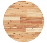 vidaXL Tablero de Mesa Redondo Madera Maciza de Acacia Ø60x2 cm, Tablero de Mesa de Repuesto, Tablero de Mesa Redondo, Tablero de Mesa Auxiliar