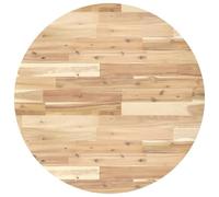 vidaXL Tablero de Mesa Redondo Madera Maciza de Acacia Ø80x2 cm, Tablero de Mesa de Repuesto, Tablero de Mesa Redondo, Tablero de Mesa Auxiliar