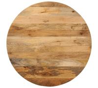 vidaXL Tablero de Mesa Redondo Madera Maciza de Mango Ø 70x2,5 cm