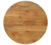 vidaXL Tablero de Mesa Redondo Madera Maciza de Mango Ø 70x3,8 cm, Superficie de Mesa, Tablero de Mesa de Madera, Tablero de Mesa de Centro