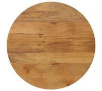 vidaXL Tablero de Mesa Redondo Madera Maciza de Mango Ø 80x2,5 cm, Superficie de Mesa, Tablero de Mesa de Madera, Tablero de Mesa de Centro