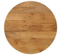 vidaXL Tablero de Mesa Redondo Madera Maciza de Mango Ø 90x3,8 cm, Superficie de Mesa, Tablero de Mesa de Madera, Tablero de Mesa de Centro