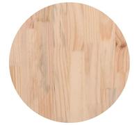 vidaXL Tablero de Mesa Redondo Madera Maciza de Pino Ø30x3 cm