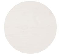 vidaXL Tablero de Mesa Redondo Madera Maciza de Pino Blanco Ø40x3 cm