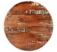 vidaXL Tablero de Mesa Redondo Madera Maciza reciclada Ø 90x2,5 cm, Superficie de Mesa, Tablero de Mesa de Madera, Tablero de Mesa de Centro