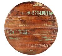 vidaXL Tablero de Mesa Redondo Madera Maciza reciclada Ø 90x3,8 cm