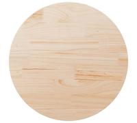 vidaXL Tablero de Mesa Redondo Madera Maciza de Pino Ø80x3 cm