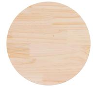vidaXL Tablero de Mesa Redondo, Superficie de Mesa Auxiliar, Tablero de Mesa de Centro, Tablero de Repuesto, Madera Maciza de Pino Ø60X3 cm