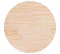 vidaXL Tablero de Mesa Redondo Madera Maciza de Pino Ø70x3 cm
