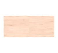 vidaXL Tablero de Mesa, Superficie de Escritorio, Tablero Repuesto de Mesa, Tablero de Estantería Comedor, Madera Maciza sin Tratar con Borde Natural