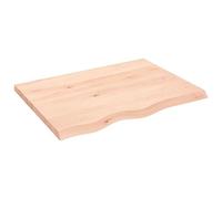vidaXL Tablero de Mesa, Superficie de Escritorio, Tablero Repuesto de Mesa, Tablero de Estantería Comedor, Madera Maciza Roble sin Tratar