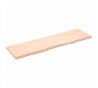 vidaXL Tablero de Mesa, Superficie de Escritorio, Tablero Repuesto de Mesa, Tablero de Estantería Comedor, Madera Maciza Roble sin Tratar