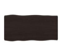 vidaXL Tablero de Mesa, Superficie de Estantería, Balda de Repuesto Reemplazo, Tablero de Bricolaje Comedor, Madera Tratada Borde Vivo Marrón