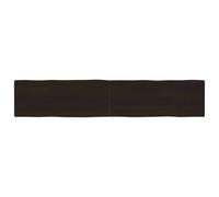 vidaXL Tablero de Mesa, Superficie de Estantería, Balda de Repuesto Reemplazo, Tablero de Bricolaje Comedor, Madera Tratada Borde Vivo Marrón