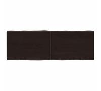 vidaXL Tablero de Mesa, Superficie de Estantería, Balda de Repuesto Reemplazo, Tablero de Bricolaje Comedor, Madera Tratada Borde Vivo Marrón