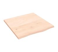 vidaXL Tablero de Mesa, Superficie de Estantería, Tablero de Bricolaje de Repuesto, Superficie de Mesa de Comedor, Madera Maciza de Roble sin Tratar
