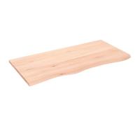 vidaXL Tablero de Mesa, Superficie de Estantería, Tablero de Repuesto, Superficie de Mesa de Comedor, Madera Maciza de Roble sin Tratar