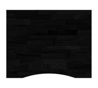 vidaXL Tablero Escritorio 100x80x2,5cm Rectangular Madera Maciza Roble