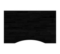 vidaXL Tablero de escritorio 80x60x2,5 cm rectangular madera maciza roble