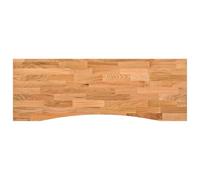 vidaXL Tablero Escritorio Rectangular Madera Maciza Roble marrón Claro