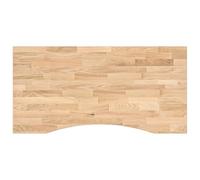 vidaXL Tablero Escritorio Rectangular Madera Maciza Roble sin Tratar