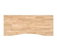 vidaXL Tablero para escritorio rectangular – Madera maciza de roble sin tratar
