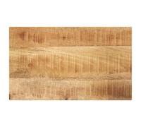 vidaXL Tablero mesa rectangular madera maciza mango rugosa 50x40x2,5cm, superficie de mesa, tablero de mesa de madera, tablero de mesa de centro