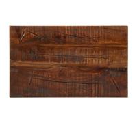vidaXL Tablero mesa rectangular madera maciza reciclada 60x30x2,5 cm