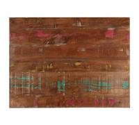 vidaXL Tablero Mesa Rectangular Madera Maciza reciclada 80x60x2,5 cm