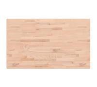 vidaXL Tablero rectangular – Superficie de mesa auxiliar, madera maciza de haya 100×60×1,5 cm