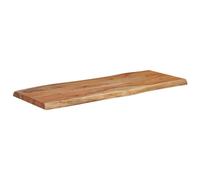 vidaXL Tablero Rectangular Madera de Acacia Borde Vivo 100x40x2,5 cm, Tablero, Tablero de Mesa Rectangular, Tablero de Mesa de Comedor
