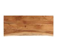 vidaXL Tablero Rectangular Madera de Acacia Borde Vivo 100x40x3,8 cm