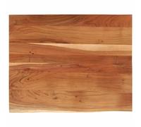 vidaXL Tablero Rectangular Madera de Acacia Borde Vivo 100x80x3,8 cm