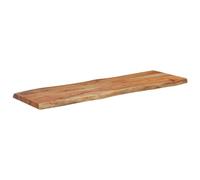 vidaXL Tablero Rectangular Madera de Acacia Borde Vivo 110x40x2,5 cm, Tablero, Tablero de Mesa Rectangular, Tablero de Mesa de Comedor