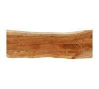 vidaXL Tablero Rectangular Madera de Acacia Borde Vivo 140x40x3,8 cm, Tablero, Tablero de Mesa Rectangular, Tablero de Mesa de Comedor