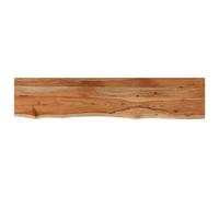 vidaXL Tablero Rectangular, Superficie de Mesa Auxiliar, Tablero de Repuesto, Superficie de Comedor, Madera de Acacia Borde Vivo 180x40x2,5 cm