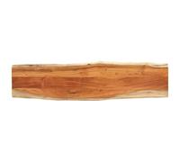 vidaXL Tablero Rectangular Madera de Acacia Borde Vivo 180x40x3,8 cm, Tablero, Tablero de Mesa Rectangular, Tablero de Mesa de Comedor