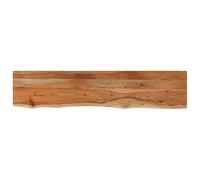 vidaXL Tablero Rectangular, Superficie de Mesa Auxiliar, Tablero de Repuesto, Superficie de Comedor, Madera de Acacia Borde Vivo 180x40x3,8 cm