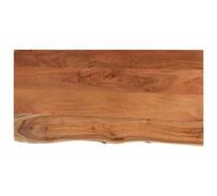 vidaXL Tablero Rectangular Madera de Acacia Borde Vivo 80x40x2,5 cm