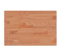 vidaXL Tablero Rectangular, Superficie de Mesa Auxiliar, Tablero de Repuesto, Tablero de Mesa de Bar, Madera Maciza de Haya 60X40X1,5 cm