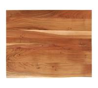 vidaXL Tablero Rectangular Madera de Acacia Borde Vivo 90x80x2,5 cm