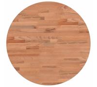 vidaXL Tablero Redondo de Madera Maciza de Haya Ø50x2,5 cm