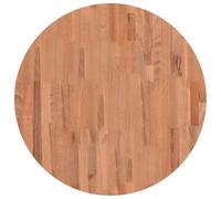 vidaXL Tablero Redondo de Madera Maciza de Haya Ø70x1,5 cm